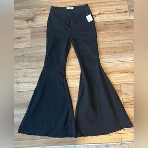 We the Free Black Bell Bottom Jeans 27 short